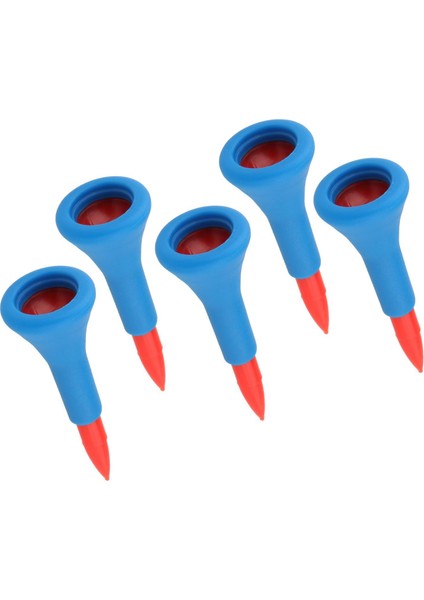 5 Adet Kauçuk Golf Tees Tutucu Pratik 2 "yükseklik Açık Paspas Tutucu Ev Kırmızı (Yurt Dışından)