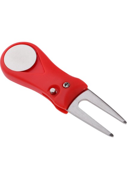 Golf Aracı Golf Ball Marker Groove Temizleyici - Golfçü Aksesuarları -, Kırmızı Tarih Gibi (Yurt Dışından)