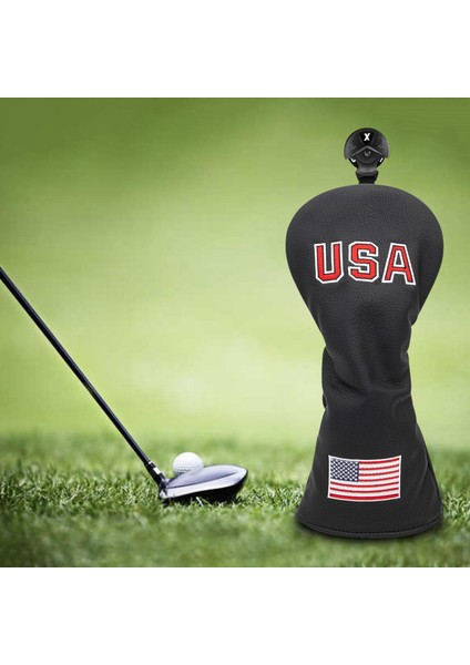 Su Geçirmez Pu Golf Ahşap Kafa Kapak Fairway Hibrit Başkak Kol Koruyucu Siyah 12.5X30 cm (Yurt Dışından) modelleri