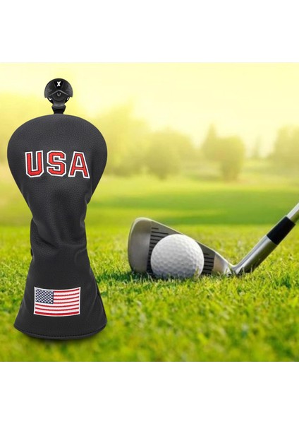 Su Geçirmez Pu Golf Ahşap Kafa Kapak Fairway Hibrit Başkak Kol Koruyucu Siyah 12.5X30 cm (Yurt Dışından) indirimleri