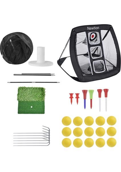 Golf Yontma Net Vurma Mat Salıncak Ekipmanı Tee Tutucu Ev Bahçesi (Yurt Dışından)