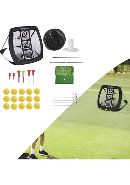 Golf Yontma Net Vurma Mat Salıncak Ekipmanı Tee Tutucu Ev Bahçesi (Yurt Dışından) fırsatları