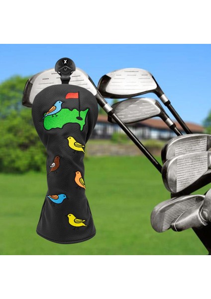 Golf Kulübü Kafa Kapağı Koruyucu Kollu Sürücü Fairway Ahşap Putter Kol 3 5 (Yurt Dışından) fırsatları