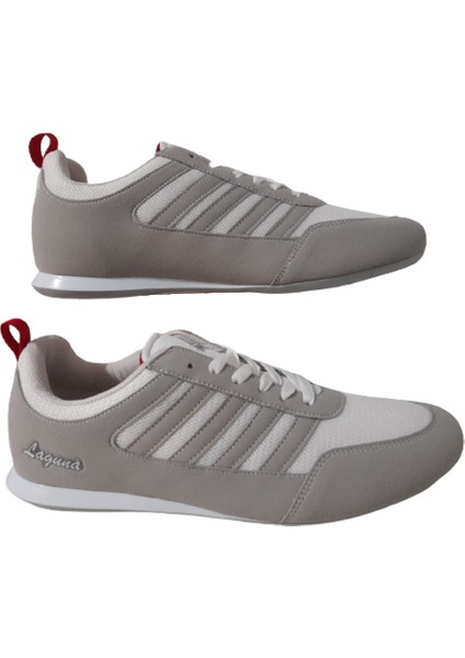 Gri-Beyaz Bagcıklı Unisex Günlük Spor Ayakkabı