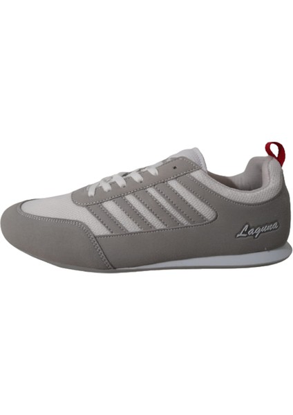 Gri-Beyaz Bagcıklı Unisex Günlük Spor Ayakkabı