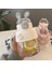 Kids Outdoor Portatif Plastik Su Şişesi 700ML Pipetli ve Taşıyıcılı (Yurt Dışından) 4