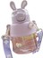 Kids Outdoor Portatif Plastik Su Şişesi 700ML Pipetli ve Taşıyıcılı (Yurt Dışından) 1