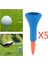 5 Parça Golf Kauçuk Tees Uygulama Eğitim Ev Tutucu 2 "heights Plastik Turuncu (Yurt Dışından) 4