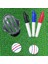 Golf Topu Liner Marker Hattı Çizim Şablonu Hizalama Stencil Koyarak Aıds Siyah 3 Kalem (Yurt Dışından) 4