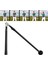 Golf Swing Trainer Pozisyonu Kavrama Duruş Düzeltici Uzatılabilir Ayarlanabilir Siyah (Yurt Dışından) 5