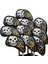 10 Adet Su Geçirmez Golf Demir Headcover Kulüp Kolları 16X16X9CM (Yurt Dışından) 3