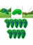 9x Golf Demir Kafa Golf Kulüpleri Için Kapakları Takozlar 4,5,6,7,8,9, A, S, P W / No.tag Green (Yurt Dışından) 5
