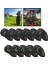 11 Adet Golf Demir Kafası Deri Golf Işlemeli Numarası Kapsar (Yurt Dışından) 4