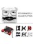 Square Mallet Putter Cover Golf Headcover Su Geçirmez Ekmekli Adam Tasarımı (Yurt Dışından) 5