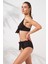 Lolita Bağlamalı Balenli Yüksek Bel Bikini Takım 231232 4