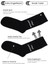 Black Arden Socks 3 Çift  Damat Bohçası Konsepti  Erkek Soket Çorap 3