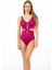 Kadın Cut Out Detaylı Çapraz Mayo - Pembe 1