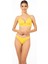 Kadın Bantlı Ip Askılı Kaplı Bikini Takımı - Sarı 3