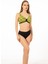 Kadın Büyük Beden Toparlayıcı Luplu Kare Desenli Bikini 3