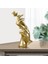 Yaratıcı Reçine Heykel El Taşıyıcı Gül Masaüstü Heykeli El Hediyesi Altın (Yurt Dışından) 4