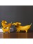 3pcs/set Muz Köpeği Heykelleri Hayvan Sanat Figürinler Heykeli Ev Dekoru (Yurt Dışından) 2