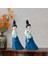 Reçine Lady Dancer Heykel Şarkısı Kostüm Lady Art Ev Ofis Hediyesi 2x Küçük (Yurt Dışından) 4