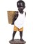 Afrika Heykeli Reçine Tribal Çocuklar Heykelcik Ev Koleksiyon Dekor (Yurt Dışından) 1