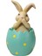 Sevimli Tavşan Heykeli Paskalya Tavşanı Masa Ofis Bahar Paskalya Dekoru Kapak Ağız Yeşil (Yurt Dışından) 1