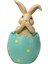 Sevimli Tavşan Heykeli Paskalya Tavşanı Masa Ofis Bahar Paskalya Dekoru Kapak Ağız Yeşil (Yurt Dışından) 2