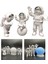 Pvc Astronot Figürin Minyatürler Space Dekoratif Süs El Sanatları (Yurt Dışından) 3