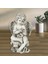 Melek Bahçe Heykeli Figürinler, Memorial Hediyesi Su Geçirmez Süsler El Sanatları Cherub Angel Holding Bird (Yurt Dışından) 4
