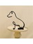 Iskandinav Modern Yaratıcı Ev Araba Dekor Dekorasyon Köpekler Kedi Heykeli Heykel 11.6x 10.2 cm (Yurt Dışından) 2