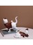 Kedi Heykelcik Kırmızı Eğilimli Kedi (Yurt Dışından) 5