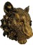 Gerçekçi 3D Hayvan Head Statue Büst Heykel Çubuğu Dekor Süsü 20.5X11X22CM (Yurt Dışından) 1