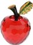 Kristal Meyve Heykeli Heykel Süslemeleri Yemek Odası Otel Dekoru Için El Yapımı Kırmızı (Yurt Dışından) 1
