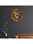 Vahşi Hayvan Kafası Heykel Duvar Dekor Reçinesi 3D Heykel Modern Oda Sanat Dekoru Lion 20X9.5X23CM (Yurt Dışından) 4