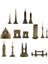 Khalifa Tower Mimarlık Binası Koleksiyon Hediyelik Eşyası 13CM (Yurt Dışından) 2