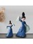 Reçine Lady Dancer Heykel Şarkısı Kostümü Ev Ofis Hediyesi Için Bayan Sanat 1x Büyük 1x Küçük (Yurt Dışından) 2