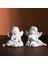 2x Angel Heykel Figürinleri Cherub Heykel El Yapımı Koleksiyon Dekor S 9.5X6X8.5CM (Yurt Dışından) 3