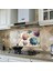 Çiçek Deseni Pvc Kendinden Yapışkan Su Geçirmez Anti-Yağ Anti-Duvar Kağıt Mutfak Duvar Çıkartma Kiremit Çıkartma Duvar Resmi-, 40X80CM #4 (Yurt Dışından) 4