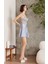 Pierre Cardin saten Gecelik Sabahlık Pijama Takım Şort Takım 6'lı Gelin Çeyiz Seti 6005 4