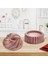 Döküm Rose Gold Granit Rüzgar Gülü + Tart Kalıbı 2'li 1