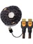 Hdmı 2k 4K Örgülü Gold Kaplama Hdmı Kablosu +Usb Güç Hdmı 25 Metre 3
