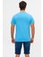 Mavi Bisiklet Yaka Kısa Kollu Penye Erkek Tişört Nfr-m50041 3