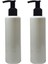 Sert Plastik 250 ml Boş Sprey Kolonya Dezenfektan Şişesi, Sıvı Sabun Pompalı 2 Adet 1