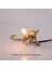 Seletti Morden Fare Masası Lambaları LED Başucu Masa Lambası Ev Yatak Odası Için Dekorasyon Art Deco Sıçan Gece Işıkları Ab / Au / Abd / Ingıltere Fiş (Yalan Gold) (Yurt Dışından) 4