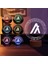 Algorand Algocoin LED Masa Lambası Ahşap Taban 7 Farklı Işık Renkli 2