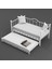Kamelya Yavrulu Daybed Sedir Beyaz Karyola 90X190 4