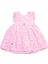 Patik Bandana Çorap Külot Kız Bayramlık Elbise Kutulu 5'li Set Pembe 11727 5