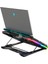 Telefon Tutuculu 12 Rgb Işık Modlu LCD Ekran Yükseklik Ayarlı Fan Kontrollü Oyuncu Notebook Soğutucu 5